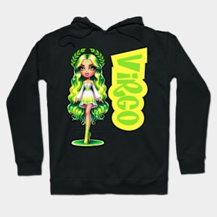 Virgo Szn Dollz Zodiac Birthday Baddie Y2K Anime Hoodie